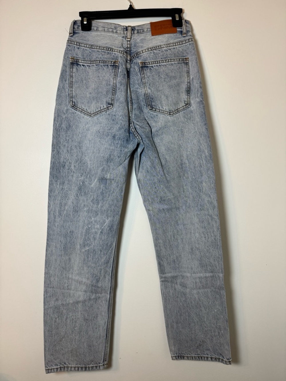 Princess Polly Jeans Womens US 4 Light Wash Straight Leg High Rise Denim Size 28 - Picture 2 of 8